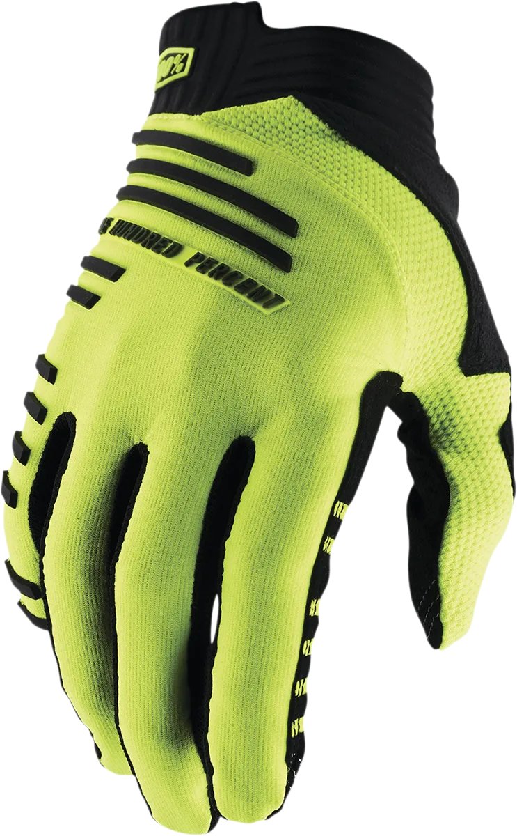 100% R-Core Gloves - Fluorescent Yellow - Small 10027-00010