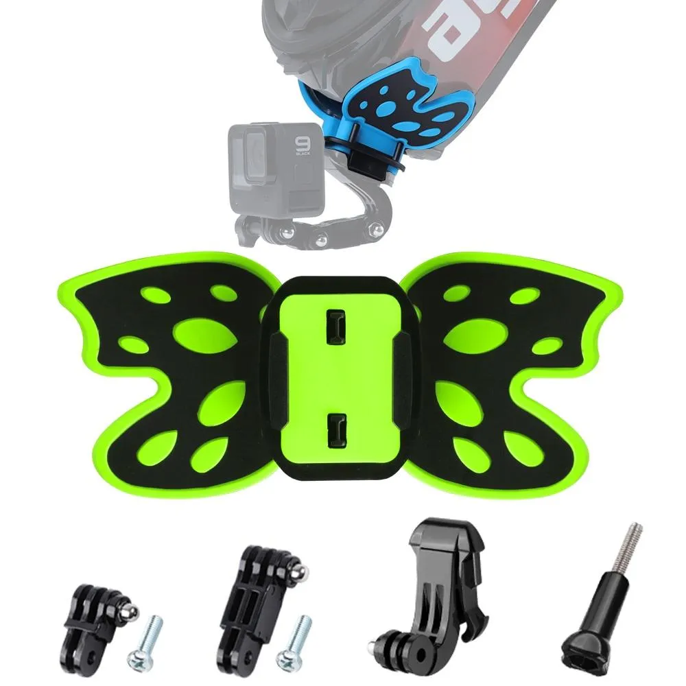 3-way Pivot Arm Butterfly Helmet Mount for Gopro Hero12