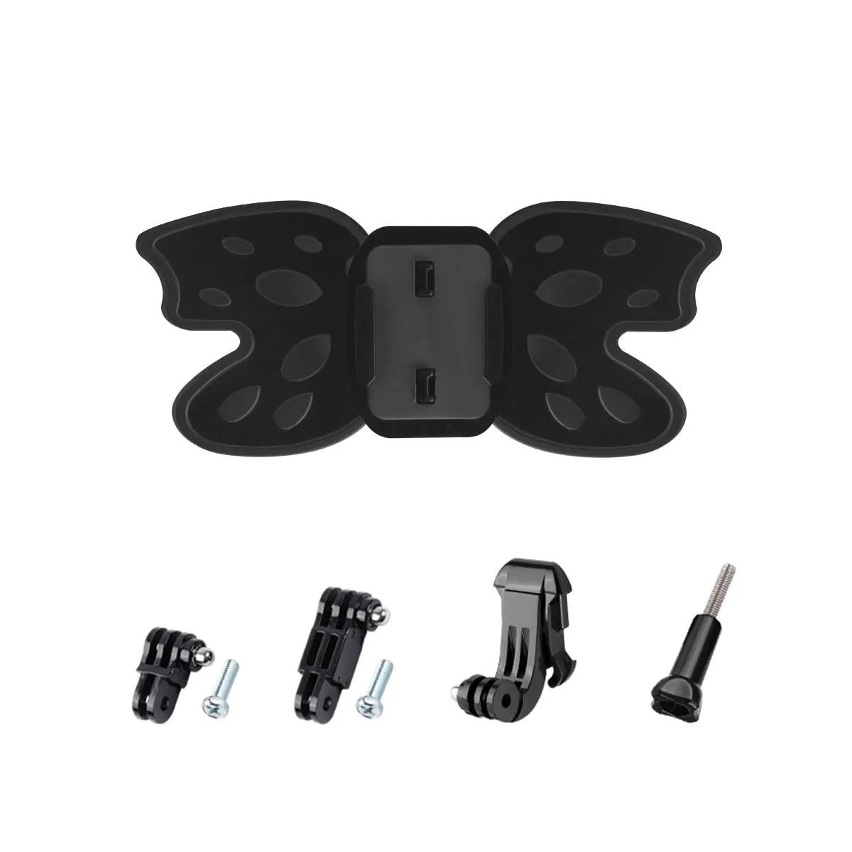 3-way Pivot Arm Butterfly Helmet Mount for Gopro Hero12