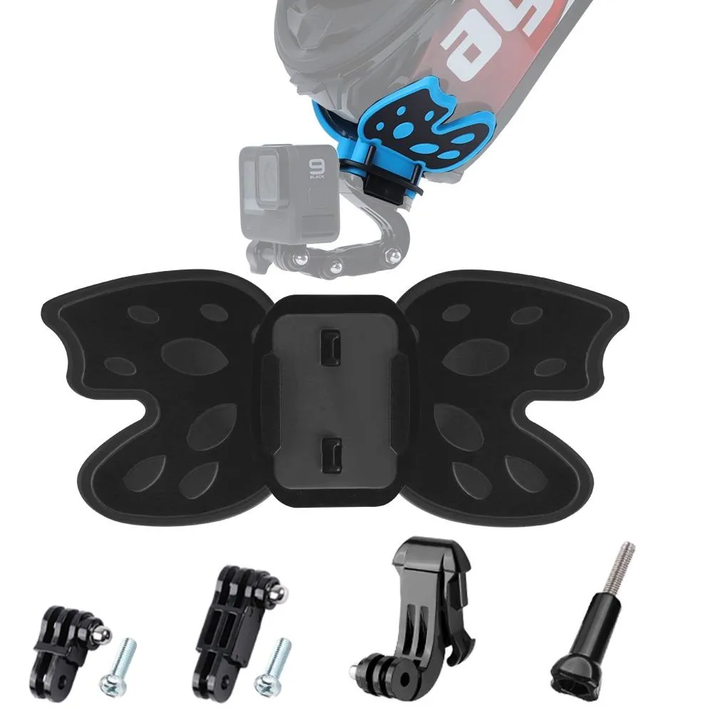 3-way Pivot Arm Butterfly Helmet Mount for Gopro Hero12
