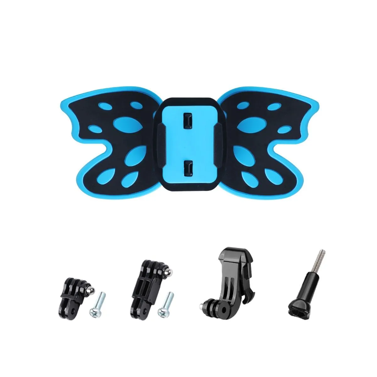 3-way Pivot Arm Butterfly Helmet Mount for Gopro Hero12