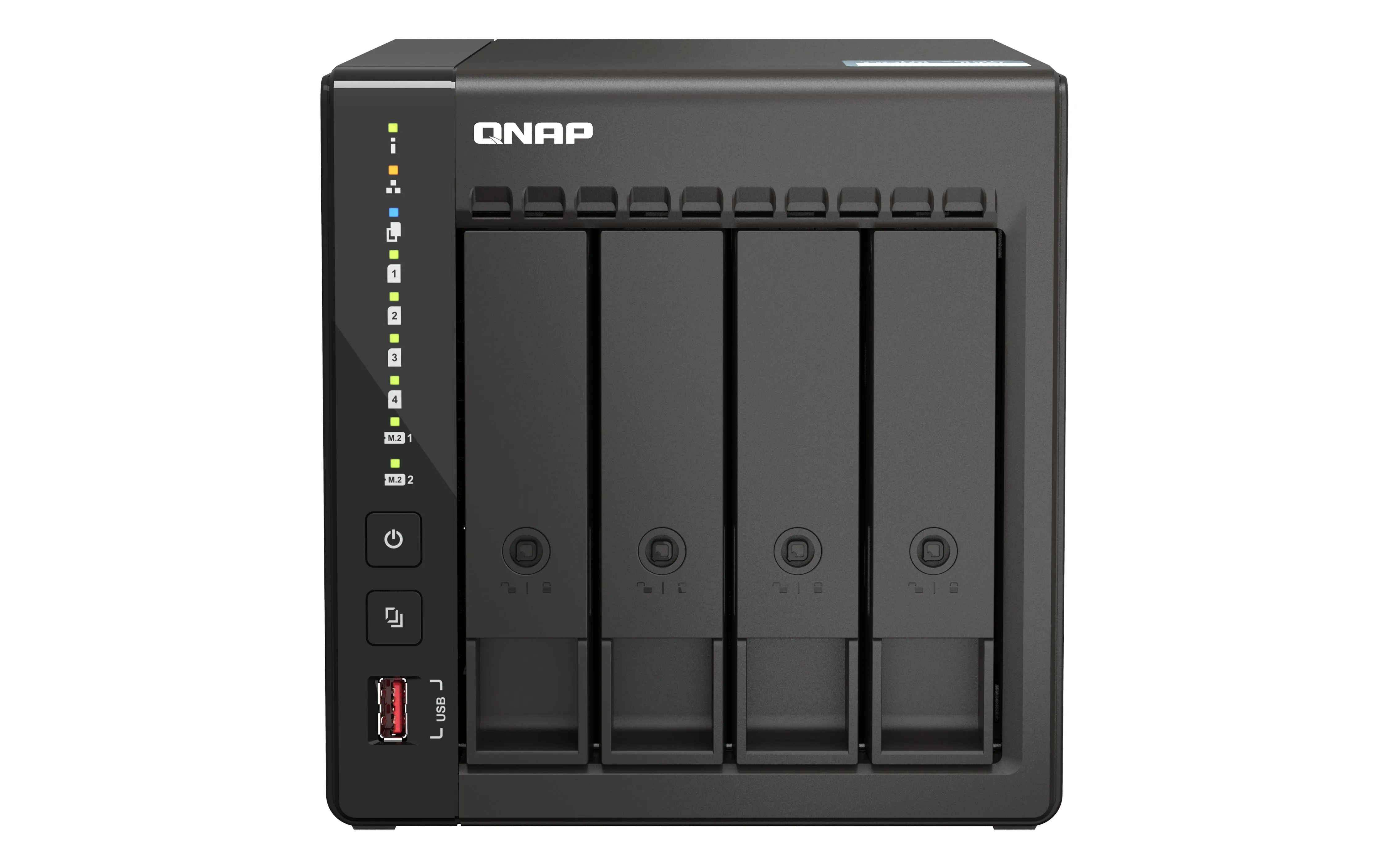 4-Bay Desktop Nas Intel Celeron J6412 4C 2.0Ghz Burst 2.6Ghz Onboard 8Gb Ram 2 X Hdmi 1.4B 2X M.2 2280 Pcie Slots 2X 2.5Gbe 2X Usb-A 3.2 Gen2 2X Usb 2.0