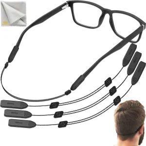 Adjustable Glasses Strap3 Pcs Eyeglasses Holders No Tail 3 Pcs XL Size 17 inch