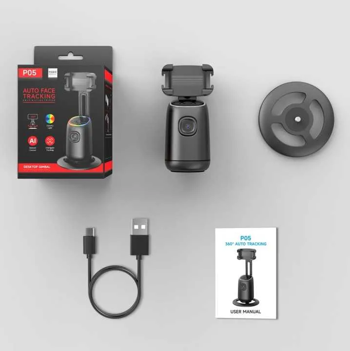AI الوجه تتبع ترايبود . AI Face Tracking Tripod