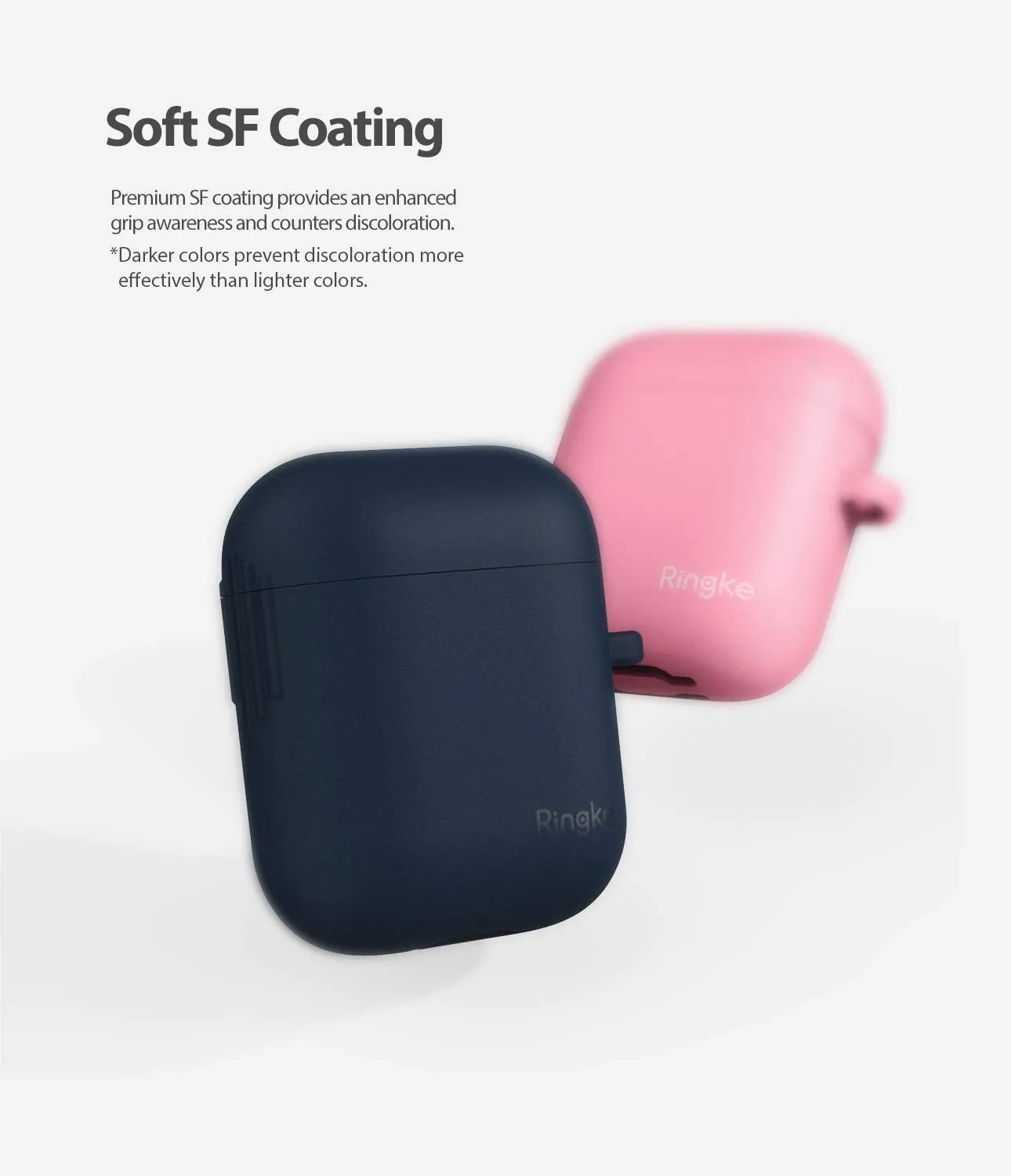 AirPods case (2019) Case Pouch | Silicone - Pink