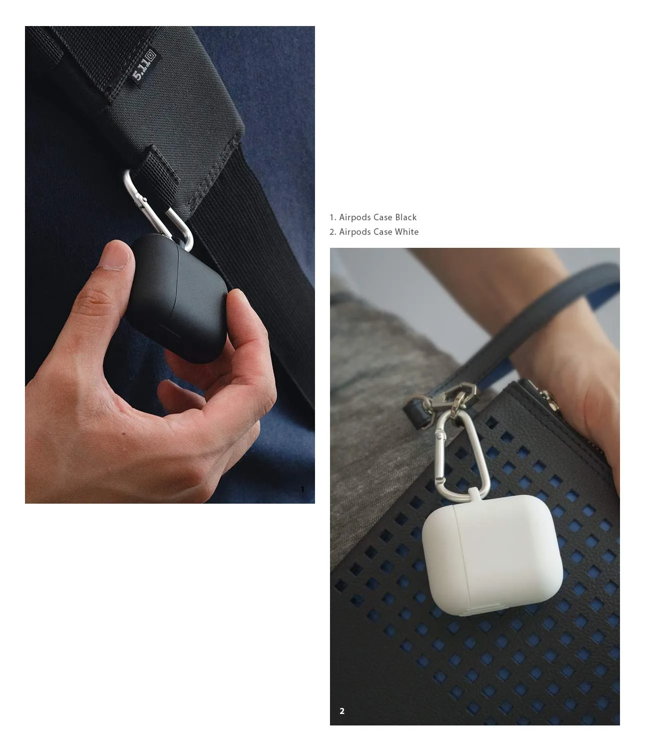 AirPods case (2019) Case Pouch | Silicone - Pink