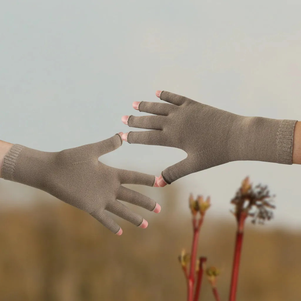 Compression Seamless Open Finger Gloves