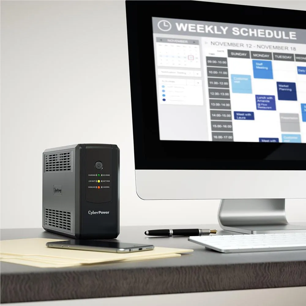 CyberPower UT Series 650VA/360W Backup UPS System