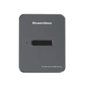 Dual Protocol M.2 Ssd Base for Sata / Nvme Drives Gray