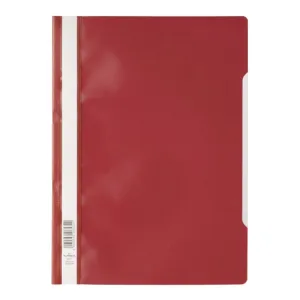 Durable Clear View Folder  - Economy A4, Red