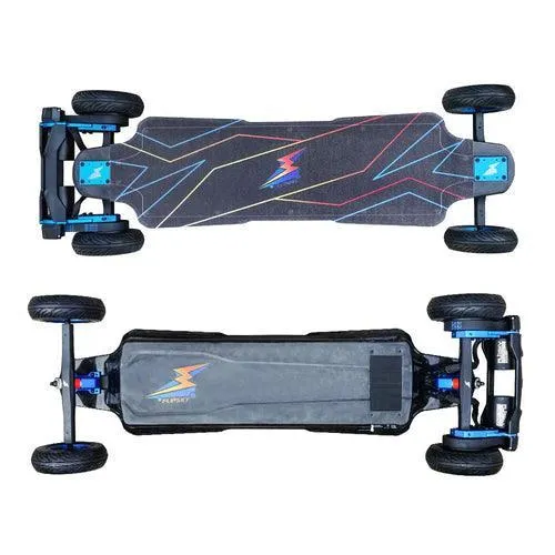 Flipsky Top Speed Durable Carbon Fiber Deck Electric Skateboard Come