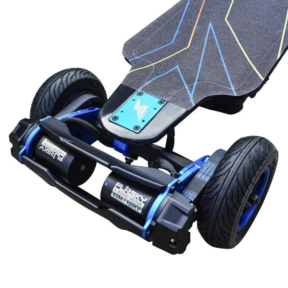 Flipsky Top Speed Durable Carbon Fiber Deck Electric Skateboard Come