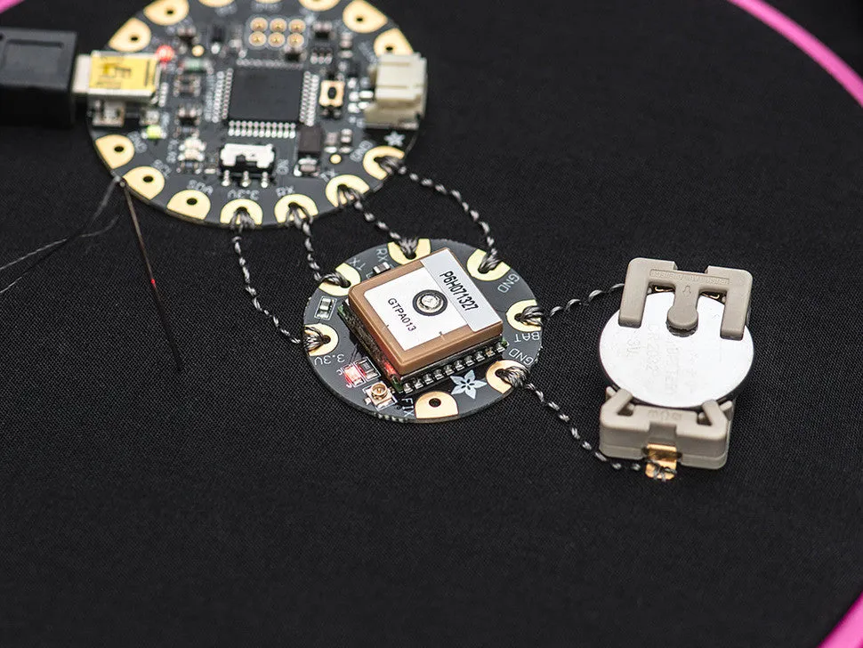 Flora Wearable Ultimate GPS Module