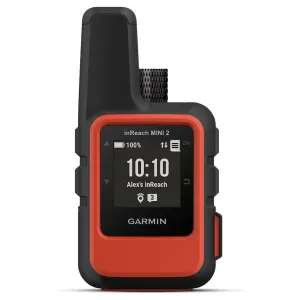 Garmin inReach Mini 2 Flame Red Hiking Handheld Lightweight and Compact Satellite Communicator - 010-02602-00