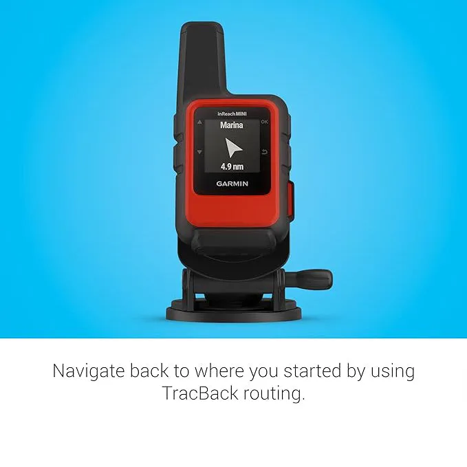 Garmin inReach Mini 2 Marine Bundle Portable Boating Handheld Compact Satellite Communicator - 010-02602-30