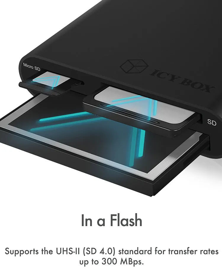 Icy Box Card Reader Ib-Cr301-U3 - Usb 3.0