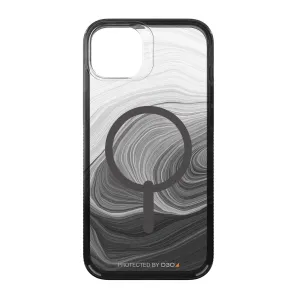 iPhone 14 Plus Gear4 D3O Milan Snap Case - Black Swirl - 15-10128