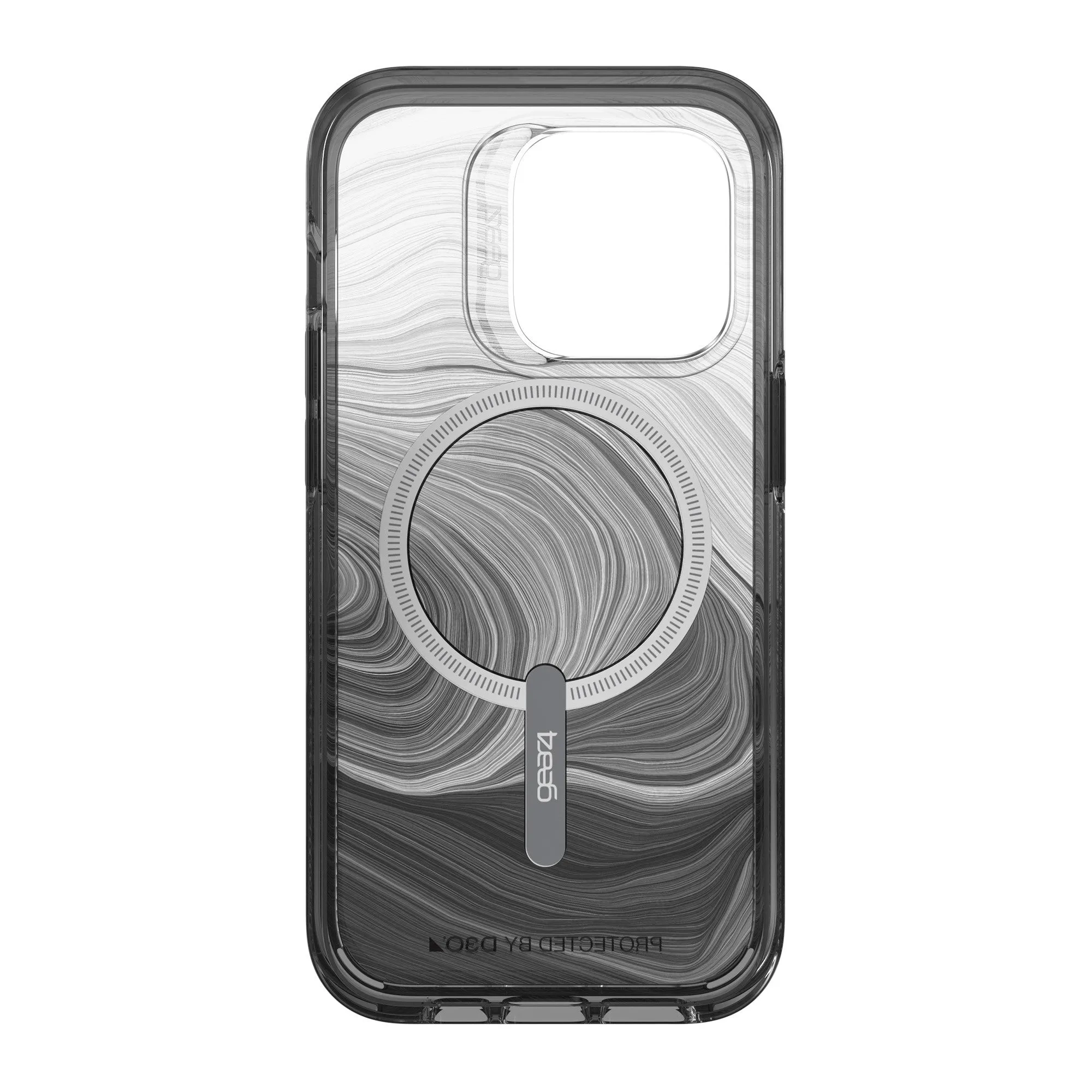 iPhone 14 Pro Gear4 D3O Milan Snap Case - Black Swirl - 15-10109