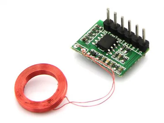 Mini 125Khz RFID Module - Pre-Soldered Antenna (35mm Reading Distance)