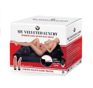 MY VELVETED LUXURY INFLATABLE BED & THRUSTING MACHINE