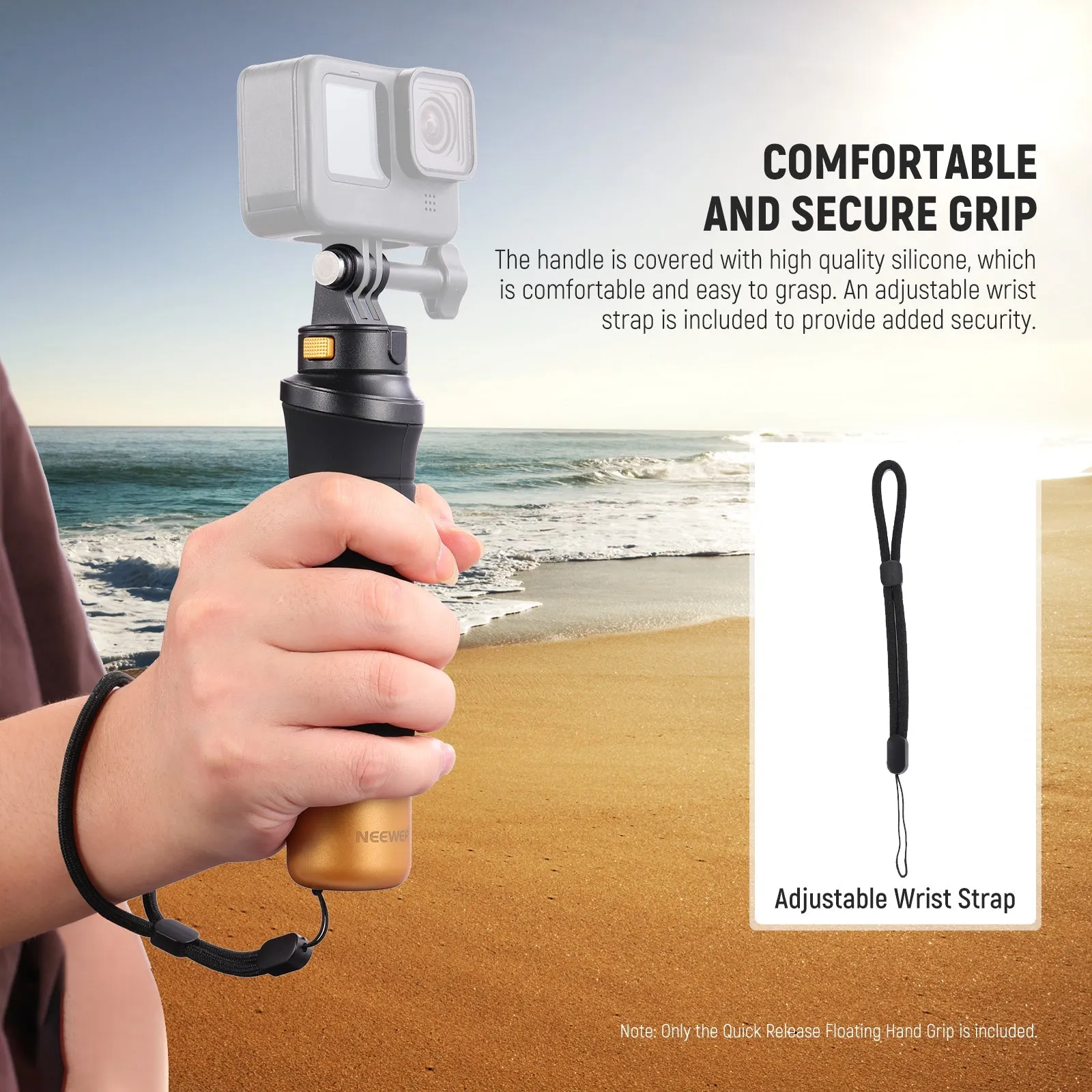 NEEWER GP23 Floating Hand Grip for Action Camera