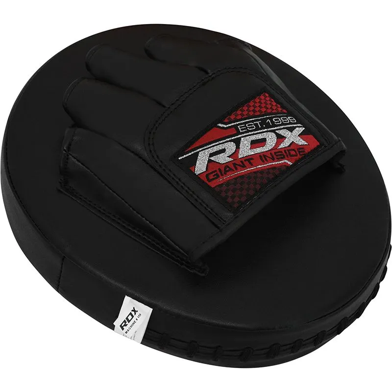 RDX J13 KIDS 8oz Red boxing gloves and focus Pads Set
