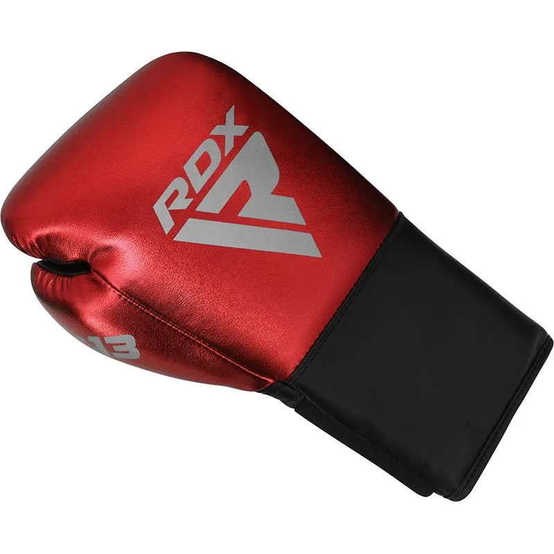 RDX J13 KIDS 8oz Red boxing gloves and focus Pads Set