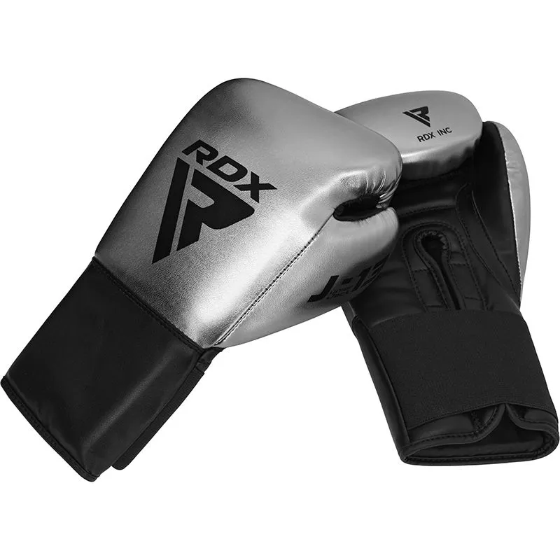 RDX J13 KIDS 8oz SILVER Boxing Gloves & Pads Set
