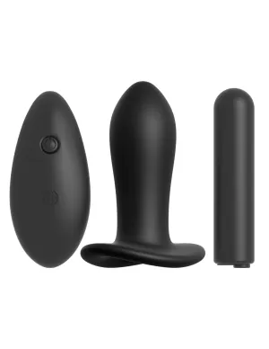 Remote Control Fantasy Panty Black O/s