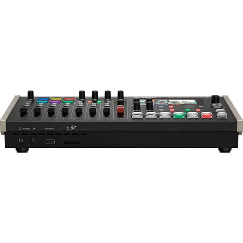 Roland VR-6HD Direct Streaming AV Mixer Bundle with Sony Headphones   Micro Converter & Cable KIT