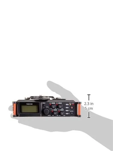 Tascam DR-70D 4-Track Portable Audio Recorder for DSLR Camera